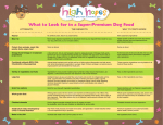 What to Look for in a Super-Premium Dog Food