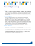 Vitamin B12 (Cobalamin) - SpectraCell Laboratories