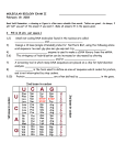 MOLECULAR BIOLOGY EXAM II