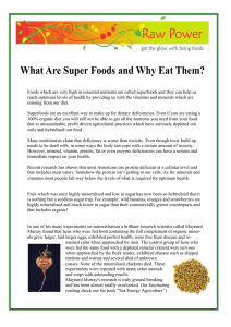 What Are Super Foods and Why Eat Them?