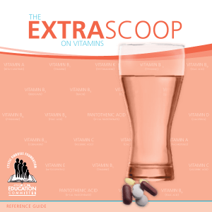 The Extra Scoop On Vitamins - Cystic Fibrosis Foundation
