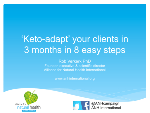 `Keto-adapt` your clients in 3 months in 8 easy steps