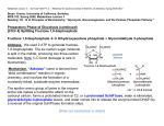 Lecture 3: Glycolysis Part 2 - University of California, Berkeley