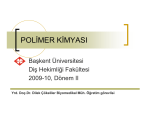 polimer kimyası - Başkent Üniversitesi