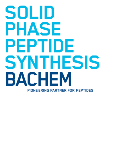 SOLID PHASE PEPTIDE SYNTHESIS