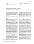 The Stereochemistry of Enzymatic Transamination“