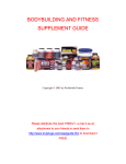 bodybuilding and fitness supplement guide