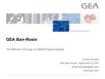 GEA Barr-Rosin– DDGS Drying Experience