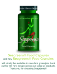 Seagreens® Food Capsules and new Seagreens® Food Granules