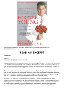 Forever Young | Book by Nicholas Perricone | Excerpt
