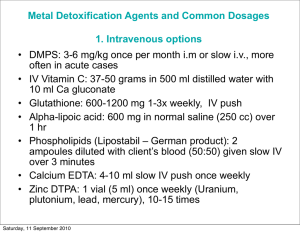 mercury detoxification agents