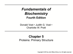 Fundamentals of Biochemistry