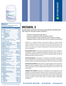 metabol x - Evolving Nutrition