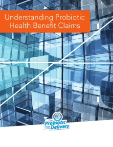 Understanding Probiotic Health Benefit Claims