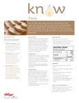 Nutrition Facts - Kellogg`s Nutrition