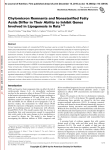 Chylomicron Remnants and Nonesterified Fatty Involved in Lipogenesis in Rats