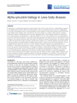 Alpha-synuclein biology in Lewy body diseases Woojin Scott Kim , Katarina Kågedal