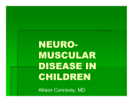 Neuromuscular Disease in Children