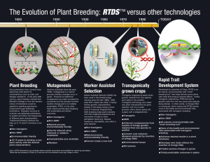 The Evolution of Plant Breeding: RTDS™ versus other