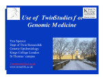 Use of Twins in Genomic Medicine