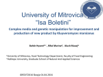 University of Mitrovica “Isa Boletini”