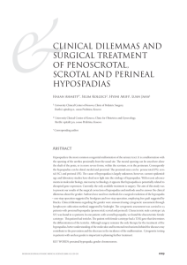 clinical dilemmas and surgical treatment of penoscrotal, scrotal and