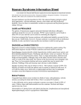 Noonan syndrome information sheet
