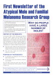 Atypical Mole Newsletter