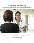 Diagnosing and Treating Common Variable