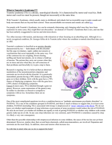 What is Tourette`s Syndrome??? Tourette syndrome