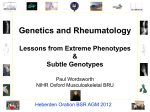 Lessons in rheumatology from extreme phenotypes and subtle