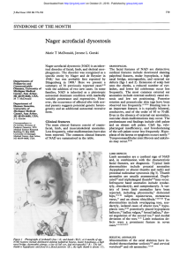 Nager acrofacial dysostosis - Journal of Medical Genetics
