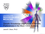 CENTER FOR INDIVIDUALIZED MEDICINE