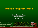 Taming the Big Data Dragon