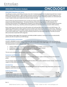 KRAS/BRAF Mutation Analysis