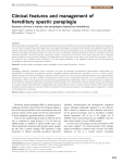Clinical features and management of hereditary spastic paraplegia