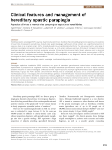 Clinical features and management of hereditary spastic paraplegia