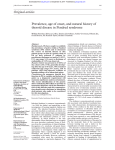 Original articles Prevalence, age of onset, and natural history of