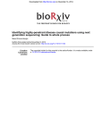 Identifying highly-penetrant disease causal mutations using next