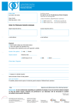 Order for Molecular Genetic Analyses