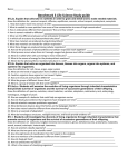 Benchmark 3 Life Science Study guide TAB