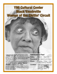 YMI Cultural Center Black Vaudeville Women of the Chitlin` Circuit