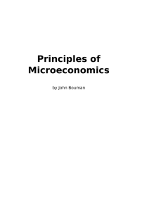 Principles of Microeconomics