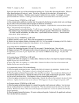 Wilfrid W. Csaplar Jr., Ph.D. Economics 162 Exam #1 2011/9/14