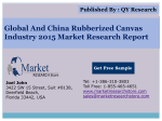 Global and China Rubberized Canvas Industry 2015 Market Outlook Production Trend Opportunity