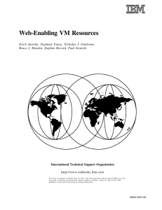 Web-Enabling VM Resources