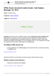 HTML Email Link (ahref mailto) Guide