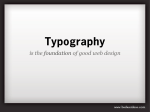 Typography - Samantha Warren