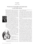 protection of copyrights and Trademarks in the online World
