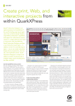 Quark Interactive Designer: Data sheet